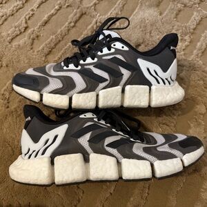 adidas black & white sneakers